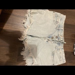 Juniors denim shorts
